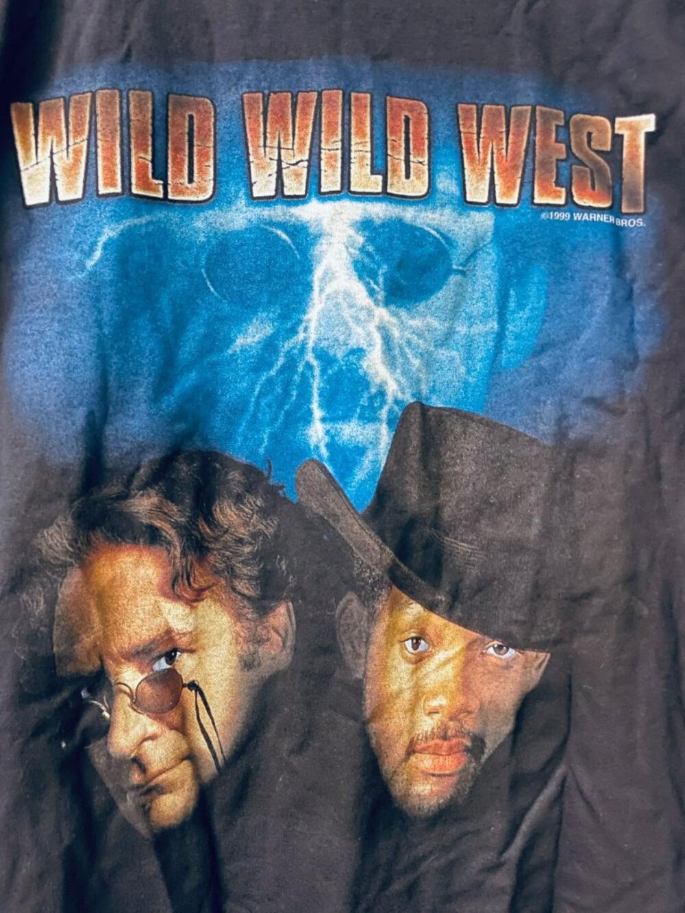 NEW Vintage 1999 Wild Wild West Movie Promo T-Shirt Will Smith- DEADSTOCK Tultex